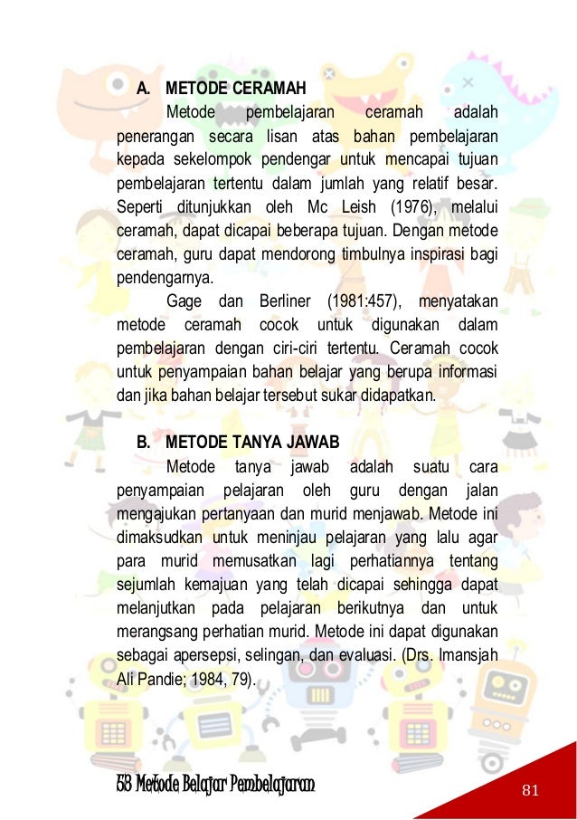 Ebook Buku Metode Pembelajaran